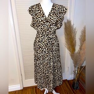 Leopard print dress